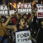 El Fora Temer retumba en todo Brasil: Masivas protestas tras destitución de Dilma