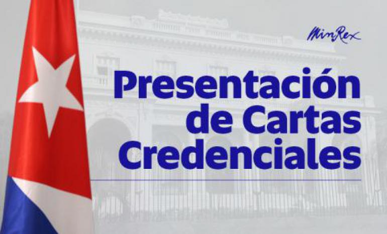 Recibi D Az Canel Cartas Credenciales De Nuevos Embajadores Trabajadores