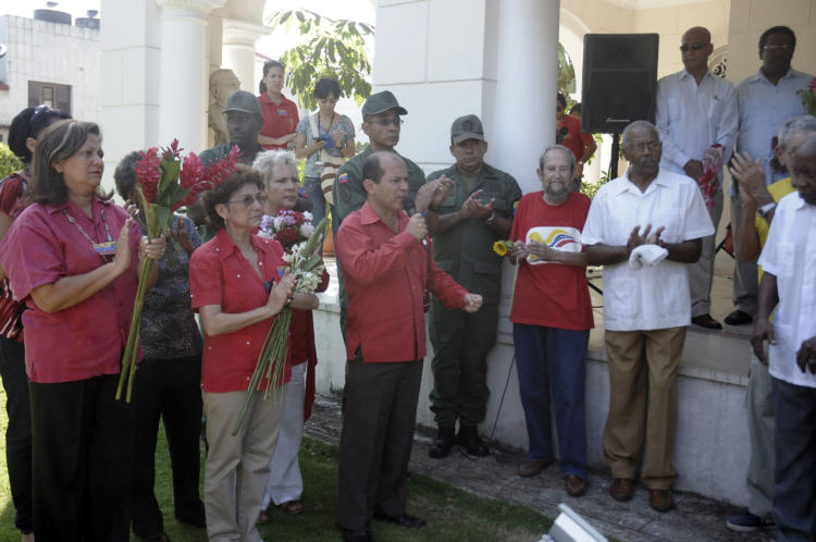 Tributo del pueblo al Comandante Hugo Chávez en su cumpleaños 59. Foto: René Pérez Massola
