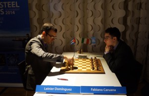 En las tres últimas partidas entre Fabiano y Leinier, este último ha ganado dos.