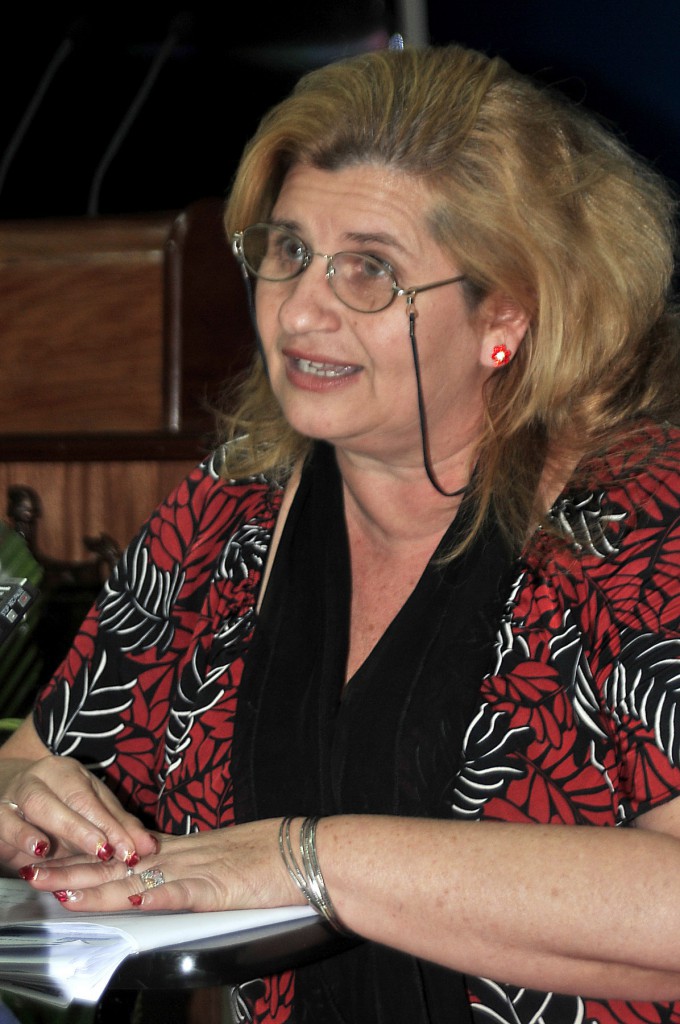 Rosario Rodríguez Remón, representante del movimiento sindical cubano a la Cumbre de los Pueblos desarrollada en el ámbito de la VII Cumbre de las Américas Panamá 2015. Foto: José Raúl Rodríguez Robleda