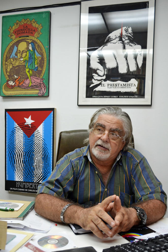 Luciano Castillo, director de la Cinemateca de Cuba │fotos: Eddy Martin