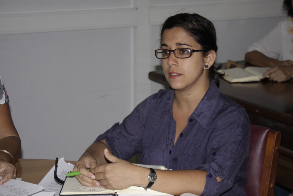 Yaima de Armas, especialista en Asuntos Multilaterales del Ministerio de Relaciones Exteriores de Cuba (Minrex). Foto: René Pérez Massola 