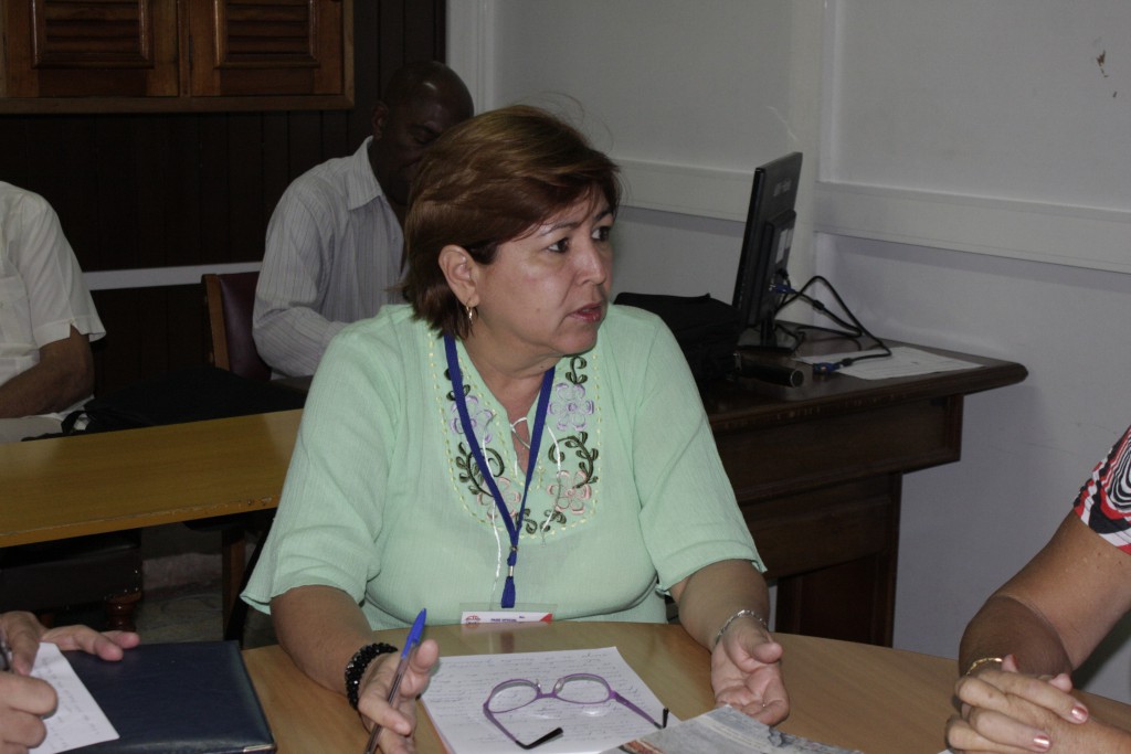 Gisela Duarte, miembro del Secretariado de la CTC Nacional. Foto: René Pérez Massola