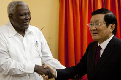 Cuba agradece apoyo de Vietnam en lucha contra bloqueo de EE.UU.