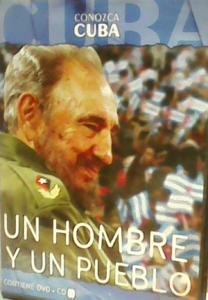 CD DVD de Fidel en Feria del libro de Santiago de Cuba. Foto: Betty Beatón 