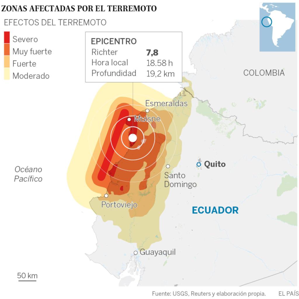 terremoto en Ecuador