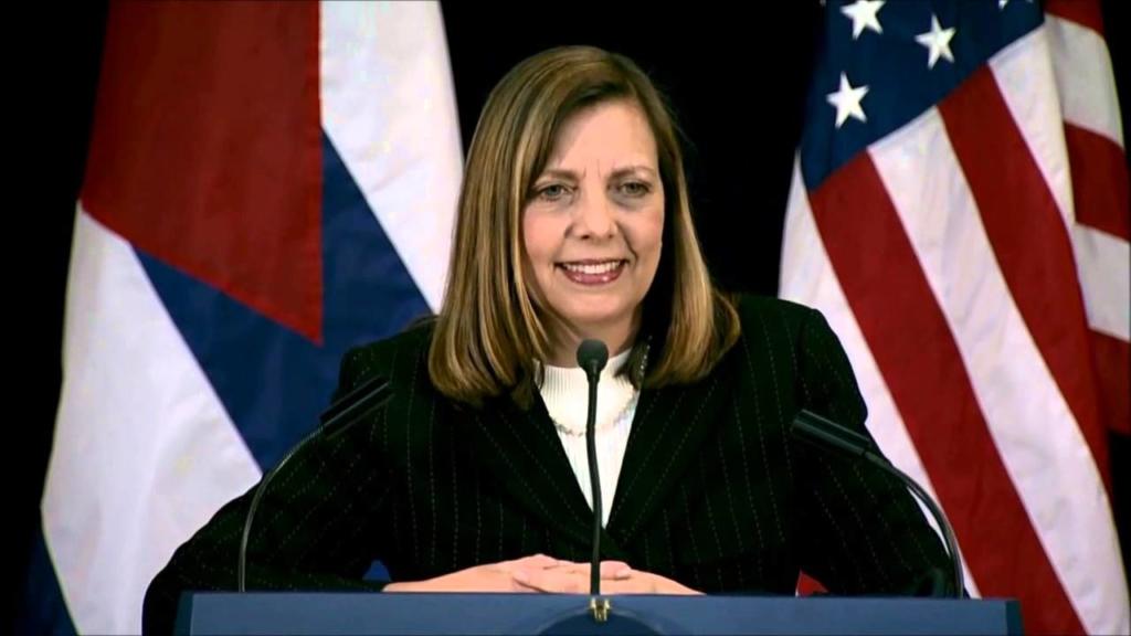 La directora general para Estados Unidos en el Ministerio de Relaciones Exteriores Josefina Vidal. Foto: Tomada de internet