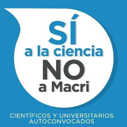 Afiche de la Agrupación Científicos y Universitarios. Foto: Agrupación Científicos y Universitarios Autoconvocados