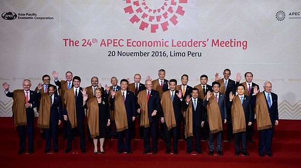 En la reunión de Apec participan China, Rusia, Estados Unidos, Australia, Brunéi, Canadá, Indonesia, Japón, Corea del Sur, Malasia, Nueva Zelanda, Filipinas, Singapur, Tailandia, Taiwán y Hong Kong, entre otros países, todos bajo el concepto de economías y no de estados, por lo cual los gobernantes formalmente intervienen como líderes. Foto: www.apec2016.p