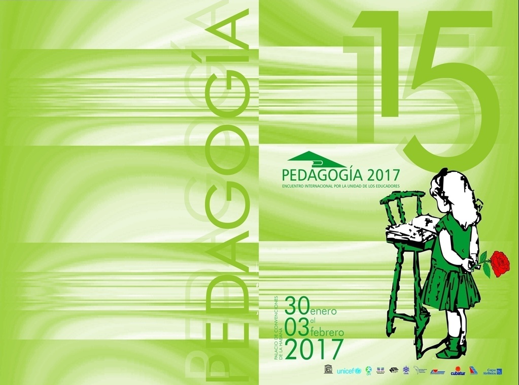 Logo del XV Congreso Internacional de  Pedagogía 2017