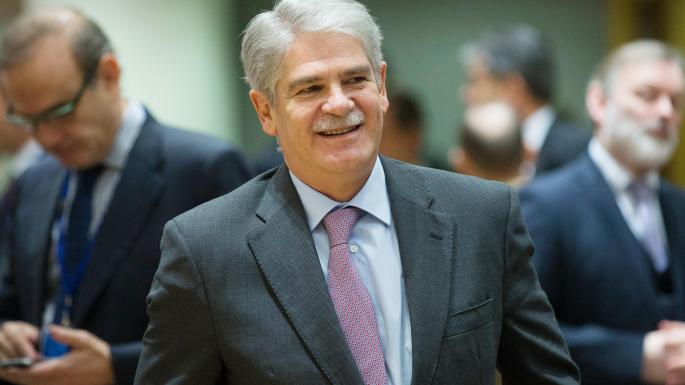 El ministro de Asuntos Exteriores y de Cooperación de España, Alfonso María Dastis Quecedo.