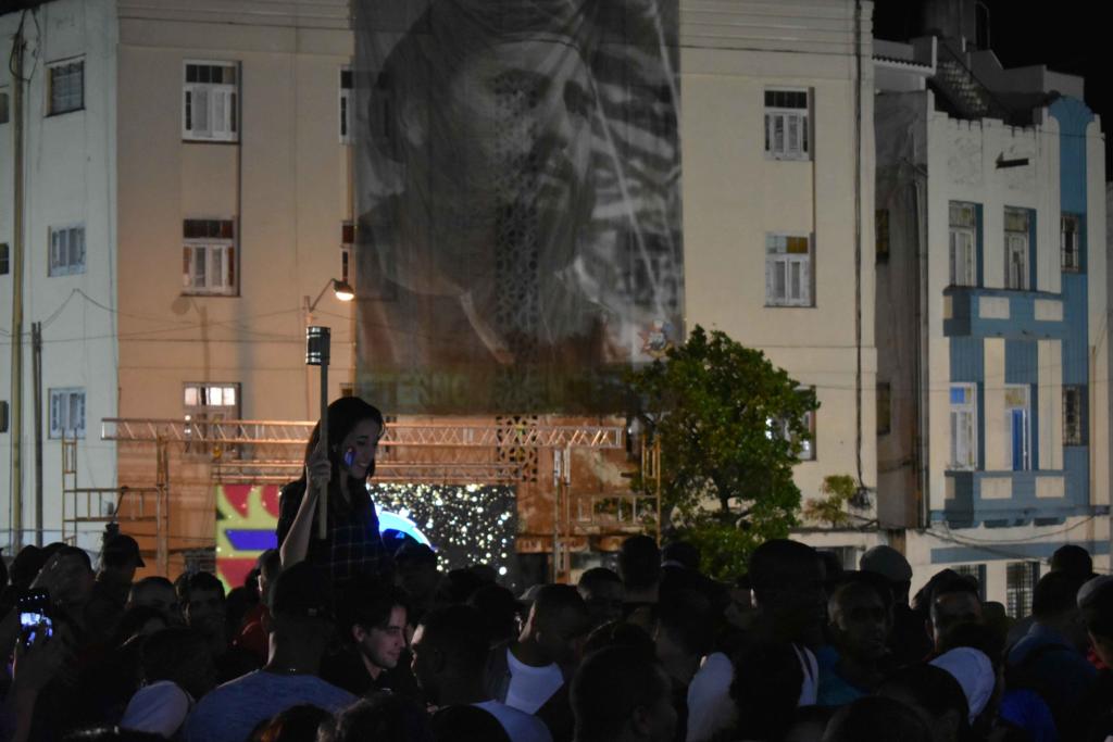 Junto a Martí, estuvo el homenaje a Fidel. Foto: Alejandro Benítez Guerra