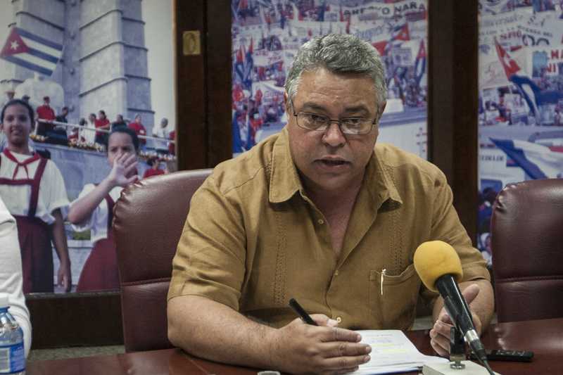 Ulises Guilarte De Nacimiento, miembro del Buró Político y secretario general de la Central de Trabajadores de Cuba