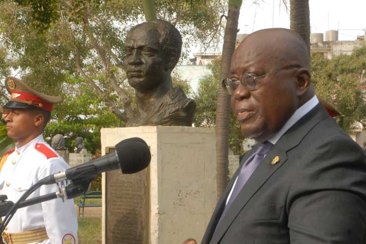 Presidente de Ghana destaca en La Habana legado de Kwame Nkrumah