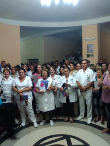 El Partido y Gobierno del territorio reconocieron la humanitaria labor del centro. Foto: Lourdes Rey Veitía.