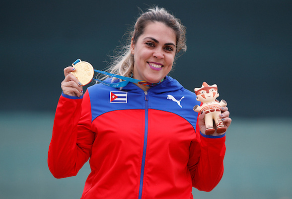 Laina Pérez, campeona panamericana en pistola. Foto: sitio oficial