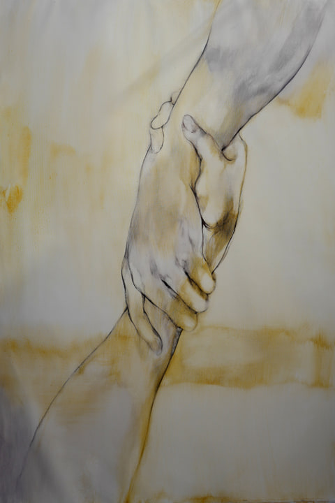 Cuerpo. Acrílico sobre lienzo. 120 x 100 cm. 2019