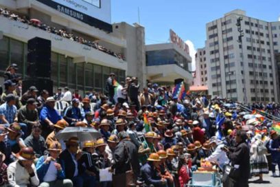 Trabajadores de Bolivia alertas ante llamados de violencia de derecha