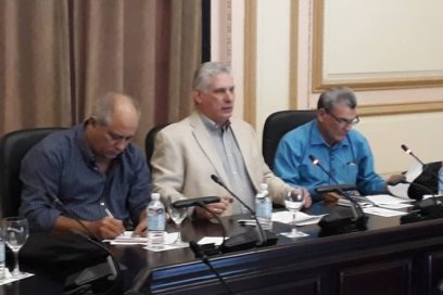 Participa Díaz-Canel en encuentro con historiadores cubanos