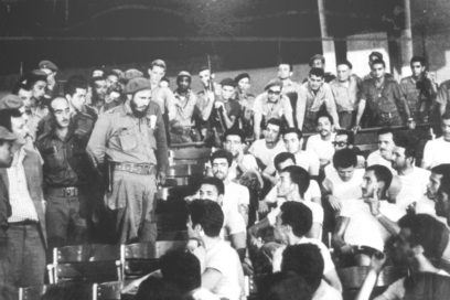 Fidel dialoga con los mercenarios