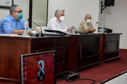 Encabezó Díaz-Canel reunión con autoridades del Partido y el Gobierno de La Habana