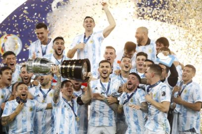 Ya está, la copa es albiceleste