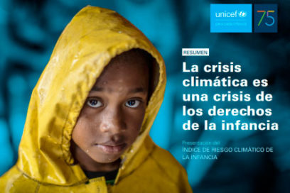 Mil millones de niños en “alto riesgo” por cambio climático, alerta la ONU