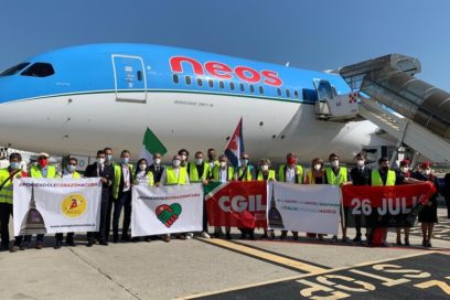 Campaña solidaria envía desde Italia carga sanitaria para enfrentar la COVID-19