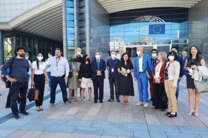 Intercambia delegación cubana en Bélgica con miembros del Parlamento Europeo