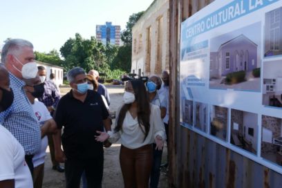 Presidente de Cuba valora transformaciones en comunidad capitalina La Corbata
