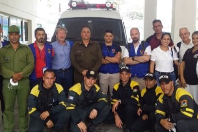 Intercambian representantes europeos con rescatistas cubanos