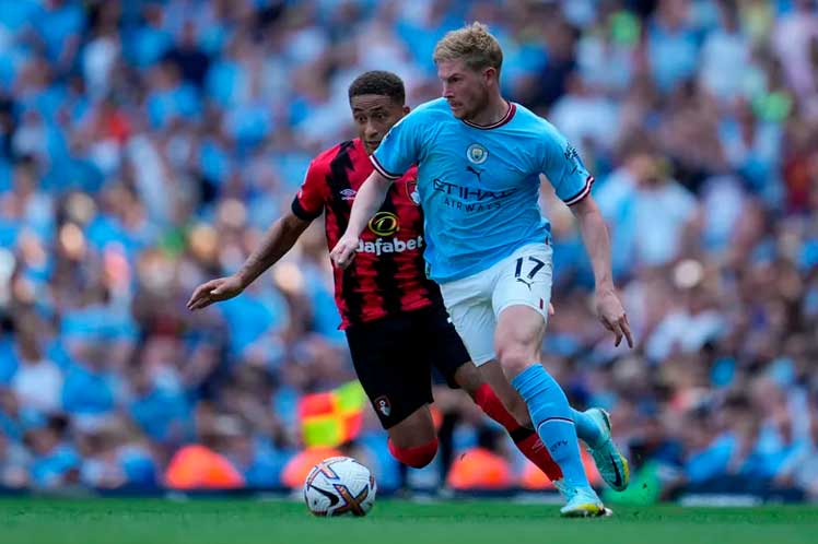 City golea 4-0 al Bournemouth en la segunda jornada de la Liga Premier. •  Trabajadores