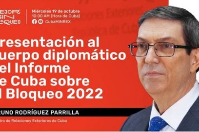 Cuba presentará al cuerpo diplomático informe sobre bloqueo de EE.UU.