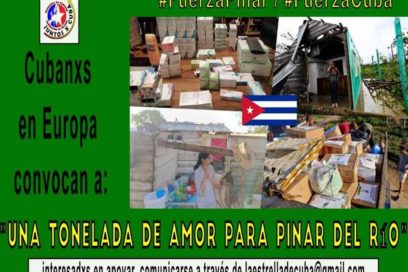 Cubanos en Europa preparan carga solidaria para Pinar del Río