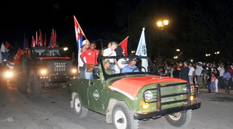 Fidel en la Caravana de la Libertad Hab a que venir aqu