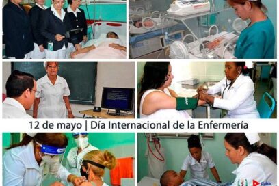 Ministro de Cuba felicitó a personal de Enfermería