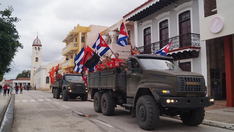 Rememoran en Bayamo paso de la Caravana de la Libertad Trabajadores