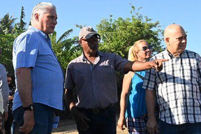 Continúa Presidente los recorridos de trabajo en Santiago de Cuba