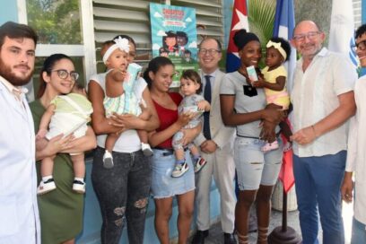 Francia y PMA suministran a Cuba micronutrientes para niños
