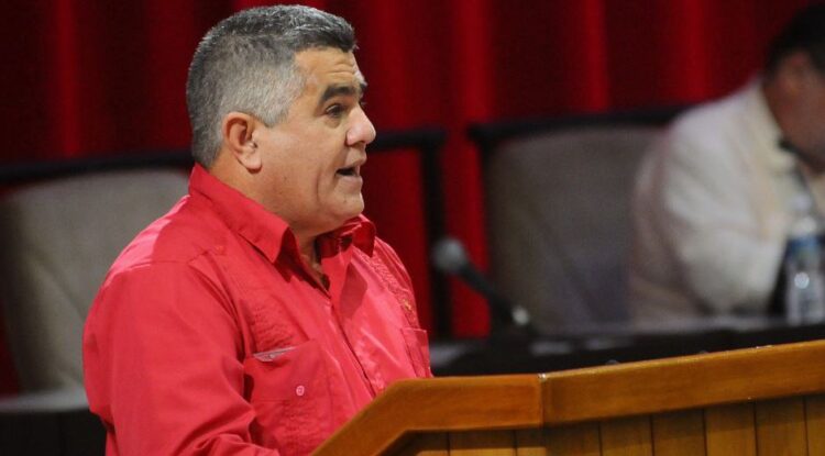 Ramón Osmani Aguilar Betancourt, presidente de la Comisión Permanentes de Trabajo Agroalimentaria. Foto: Tomada de Cubadebate