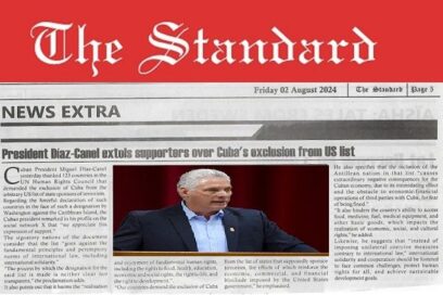 Díaz-Canel agradece apoyo por exclusión de Cuba de lista de EE. UU.