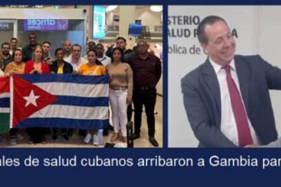 Más profesionales de salud cubanos arribaron a Gambia para curar y salvar vidas