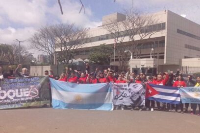 Exigen en Argentina fin del bloqueo genocida a Cuba