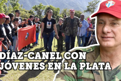 Desde La Presidencia: Díaz-Canel con los jóvenes en La Plata