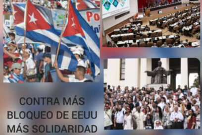 Contra más bloqueo de EE.UU., más apoyo internacional